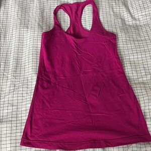 lululemon athletica Magenta Racerback Tank Top